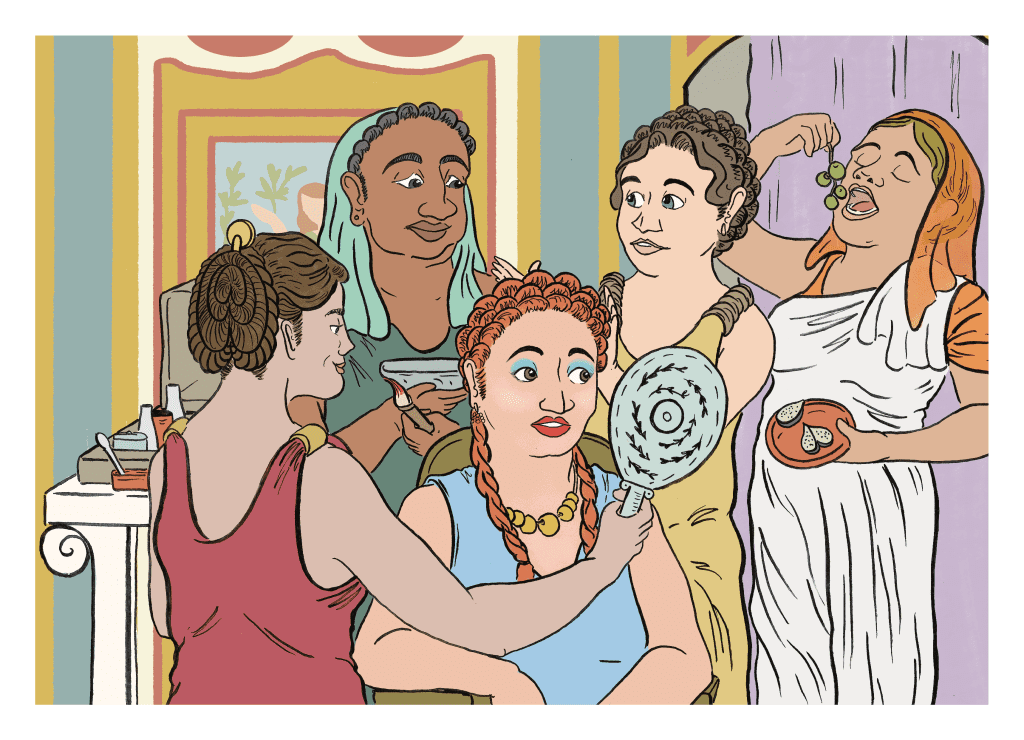 inmasoler_ilustracion-maquillajeromana